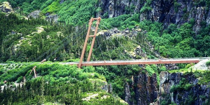 7 Most Terrifying Bridges in the World Captain William Moore Bridge Alaska USA
