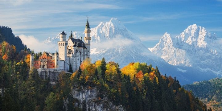 8 Most Prominent Castles in the World Neuschwanstein Castle in Germany.\