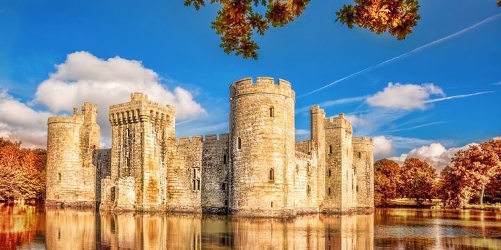 8 Most Prominent Castles in the World Bodiam Castle in the United Kingdom