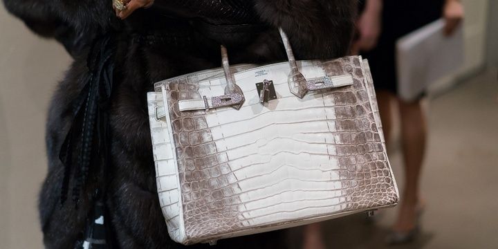 6 Least Affordable Handbags in 2017 Hermes Himalayan Crocodile Birkin bag